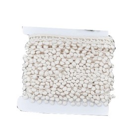 [8080] Pom Pom with chemical lace 5 Yds 4.5 m
