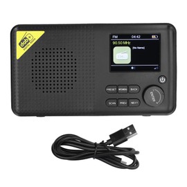 Portable Home DAB+ Digital Radio DAB Radio Lightweight Rechargeable Home Radio with Bluetooth Function
