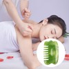 QEDBOJE Jade Gua Sha Hand Crafted Scraping Massage Tool for