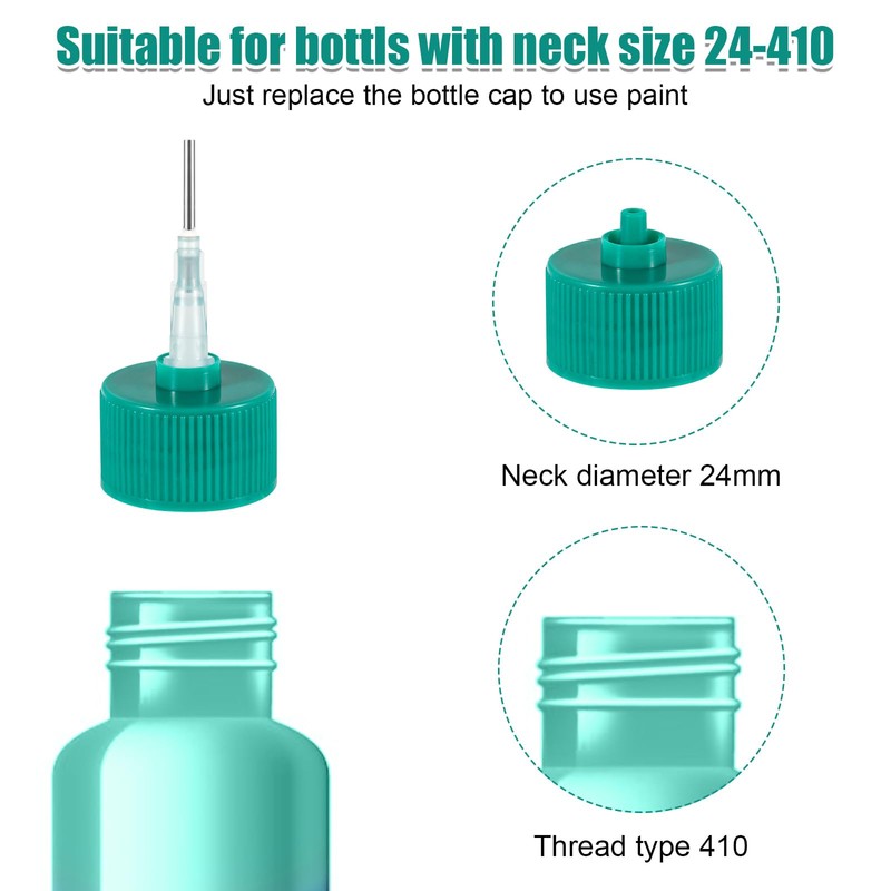 41pcs Precision Applicator Caps Set, Precision Tip Applicator Caps for