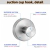 DSXHXXKG Suction Cup Hooks for Shower，2025 Upgraded Drill Free， Suction