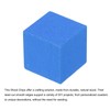 sourcing map Crafts Wooden Cube 100 Pcs Square Blue Natural