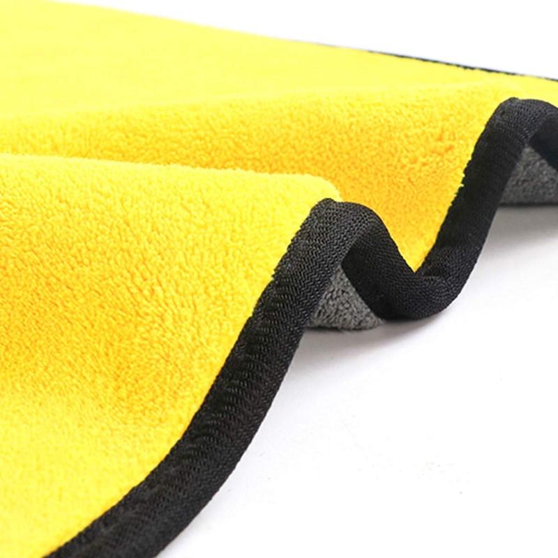 Tibapla 5Pcs Microfiber Cleaning Towels, 30x40cm Dual-Sided Multipurpose Microfiber Towel,