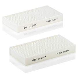 Original MANN-FILTER Interior Filter CU 2327-2 – Cabin air filter set (set of 2) – For passenger cars