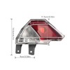 Rear Bumper Reflector Light Waterproof Reflector Light Stop Lamp for