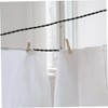 Alipis Portable Outdoor Clothesline Elastic Drying Rope Hooks for Camping
