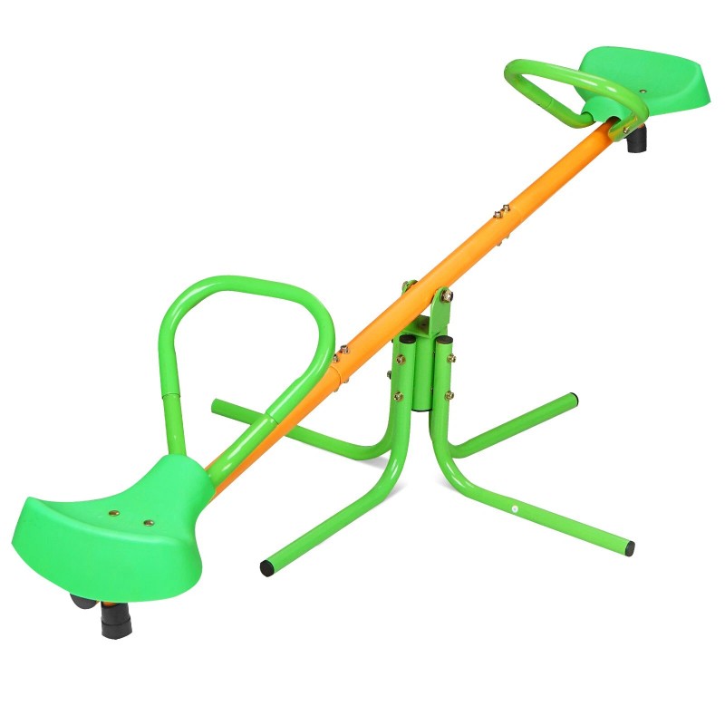 Donext 360° Rotation Outdoor Kids Spinning Seesaw Sit and Spin