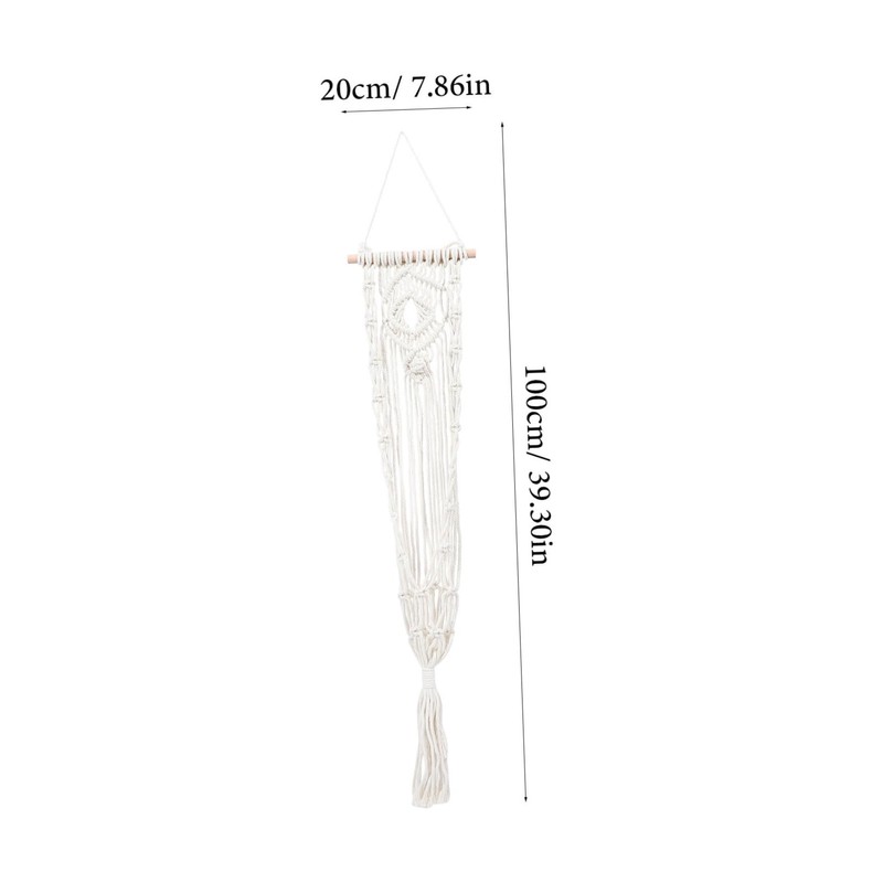 Mipcase 2pcs Flower Hanger Cotton Rope Sling Net Bag for