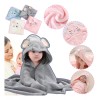 Ugaaiya Toalla Para Bebe Animales Niños Divertidos Franela Frazada