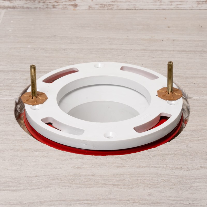 Oatey 43646 Closet Flange Spacer, 1/2 in T, PVC, White,