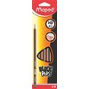 Maped Black Peps Triangular Graphite Pencils - HB - Pack