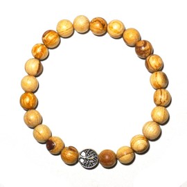 The Enchanting 8MM Palo Santo Bracelet with Sterling Silver Special Bracelets With Lasting Beautiful Fragrance