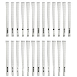 Karma Velour Midsize White (+1/32") 25 Piece Golf Grip Bundle