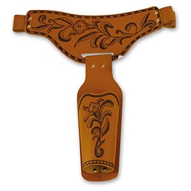 KarnevalsTeufel, revolver belt for adults, approx. 115 cm, carnival, accessory, cowboy, sheriff, holster, pistol holster, wild west