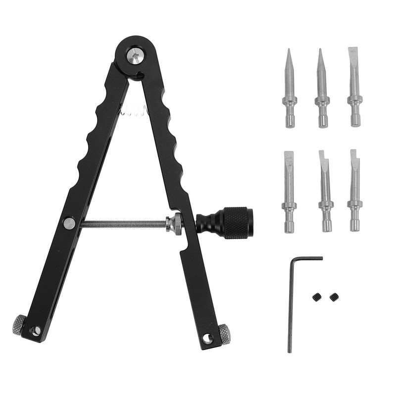 V-Shaped Lens Opener Tool Kit, Lens Spanner Wrench with Point,