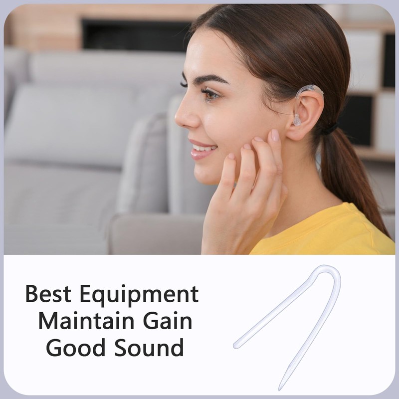 FEXPDL 10pcs Hearing Aid Tubes Hearing Aid Tubes Replacement NHS