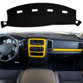 Biifoxee Dash Cover Fit for 2002 2003 2004 2005 Dodge RAM 1500/2500/3500 Dashboard Cover Dashcover Dash Mat Protector Carpet Pad Accessories