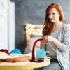 Yarn Holder, WOVTE Wooden Yarn Spinner for Crocheting and Knitting