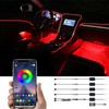 TABEN Car Ambient Light Kit, 8 Metre Integrated Fibre Optic
