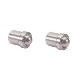 Yinpecly 2pcs Stainless Steel Cabinet Door Closet Drawer Ball Catch Latch Catcher for Door Cabinet Closet Drawer Ball Plunger, 0.12 inch Dia Silver Tone