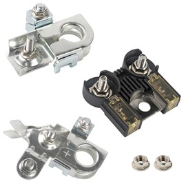 AL3Z-14526-AA Battery Fuse Terminal BT4Z-14450-AA BT4Z-14450-BA Positive & Negative Battery Terminal Clamp Compatible with 2011-2014 Ford F150