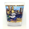Massachusetts State Wraparound Shot Glass
