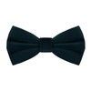 Luckyvestir Bow Ties for Men, Mens Velvet Bow Tie Black
