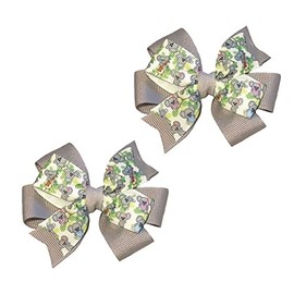 Koala Bear Toddler Hair Bow Set