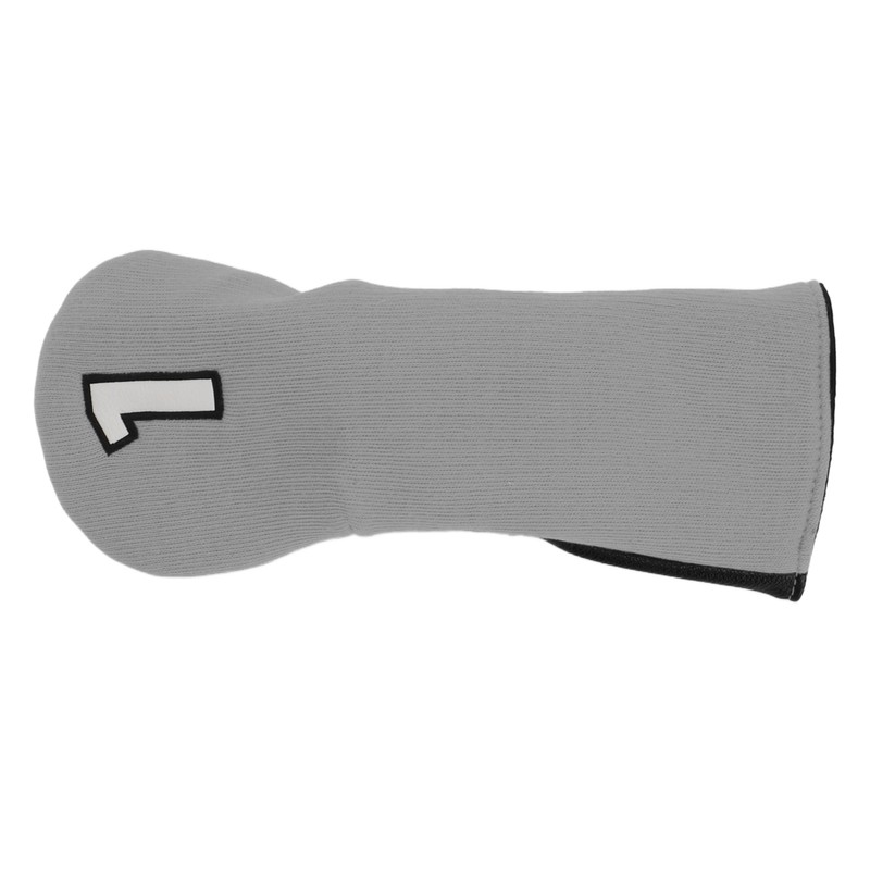 Golf Club Cover Mixed Fabric Head Protector Knitted Polyester Waterproof