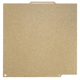 3D Printer Centauri Carbon Build Plate Double Sided PEI Textured Sheet, 271x260mm Heat Bed Flexible Removable Spring Steel Heated 3D Printing Bed Platform Mat for Elegoo Centauri Gold