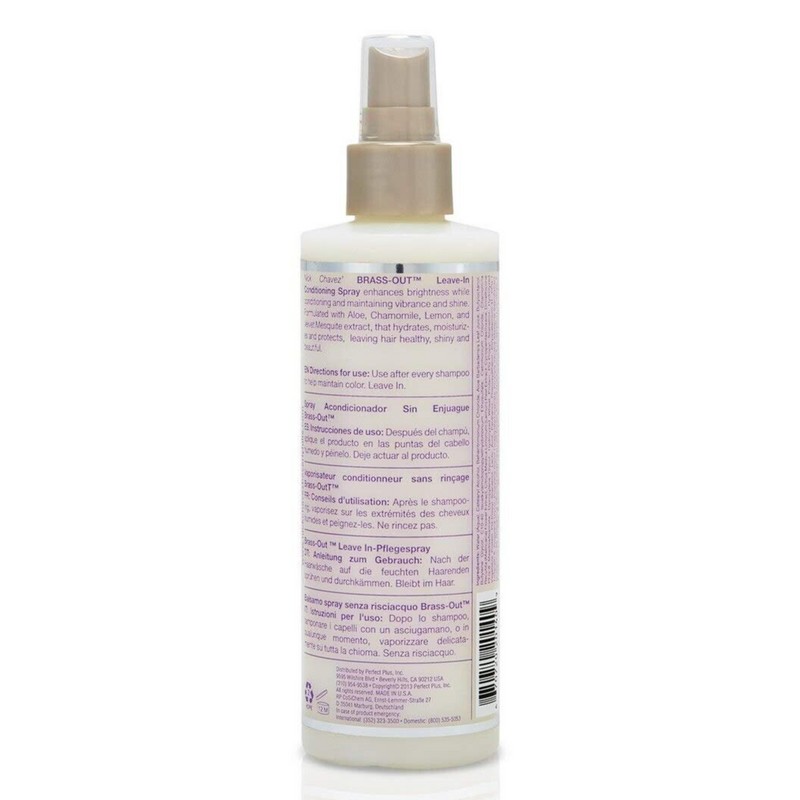 Nick Chavez BRASS-OUT Leave-in Conditioning Spray, 8 Fl Oz -
