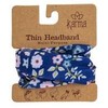 Karma Gifts Thin Headband, Navy Flowers