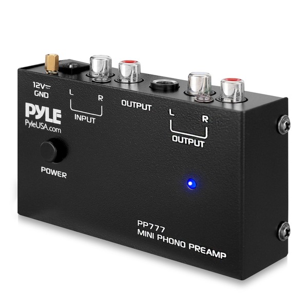 Pyle Pyle PP777 Phono Turntable Preamp Mini Electronic Audio Stereo