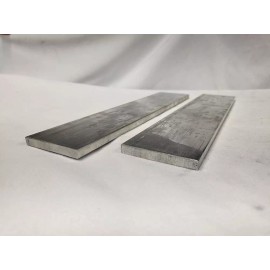 USA 6061 Aluminum Flat Bar, 1/4" x 2" x 12" long, Solid Stock, Plate, Machining, 2pk