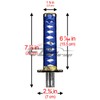 EZAUTO WRAP 15cm Blue White Shift Knob Samurai Sword Alloy
