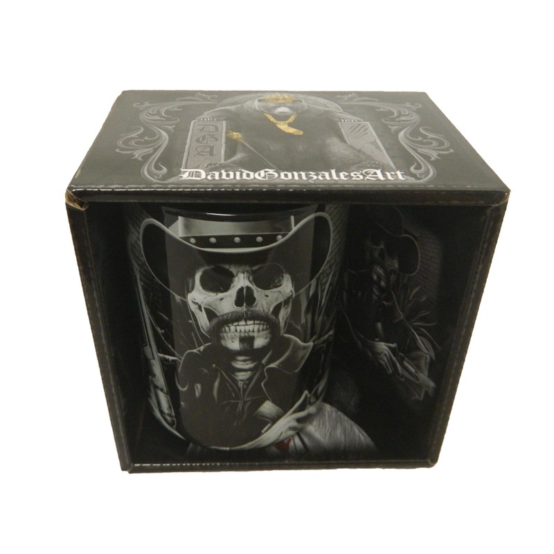 David Gonzales Art - Taza de pavo real, 453 ml