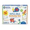 Learning Resources Pattern Block Activity Set, 20 Double-Sided Cards, Ages