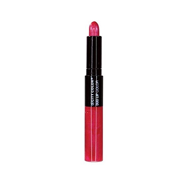Color City, Duo Lip Color 2-in-1, Lipstick & Lip Gloss