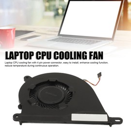 CPU Cooling Fan for HP 14S DQ 14S FQ 15S EQ 15S FQ 15 EF 15 DY, 4 Pin Laptop Internal Fan Replacement, Quiet Lightweight CPU Cooling Fan for HP Laptop Replacement