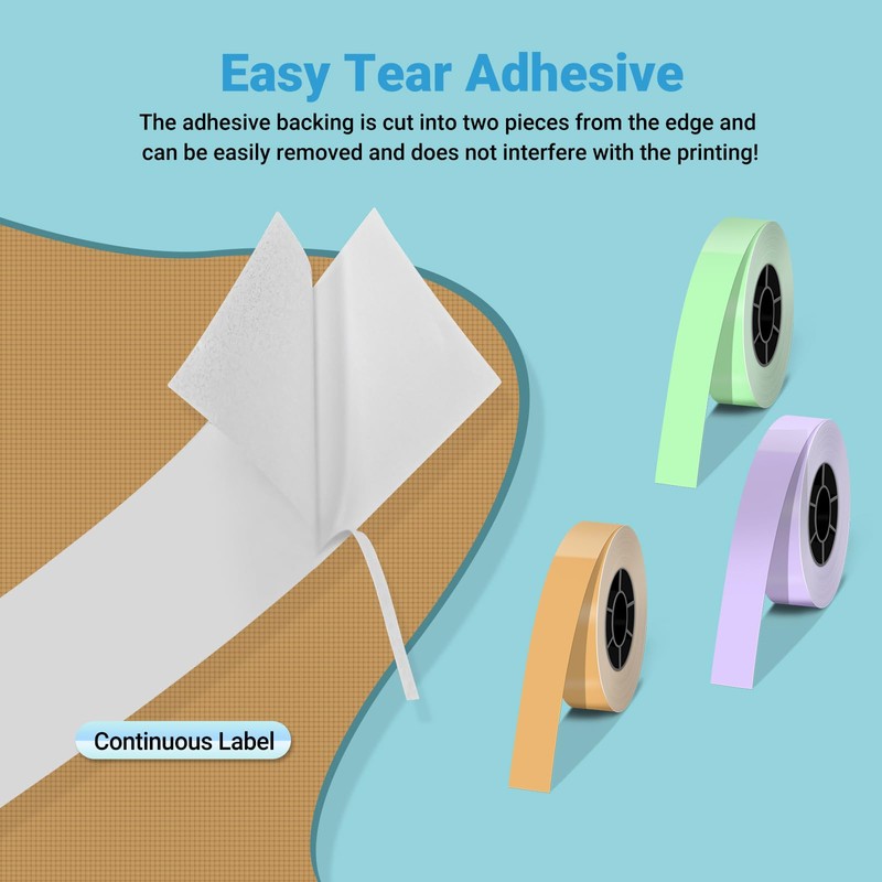 ORGBRO X1 Label Maker Tape, Genuine Thermal Label Print Paper