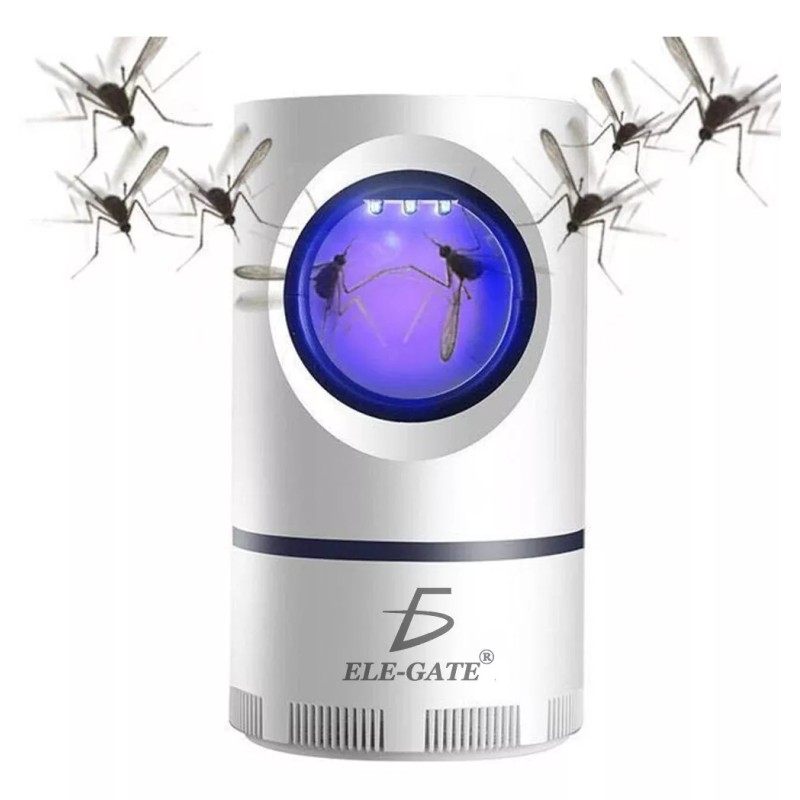 Ele-Gate 2 Piezas Lámparas Repelentes Mata Mosquitos Eléctrica Luz Uv
