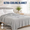 AEPINBH 60''x80''Cooling Blanket，Cold Blanket for Hot Sleepers,Lightweight Breathable, Instant Cool