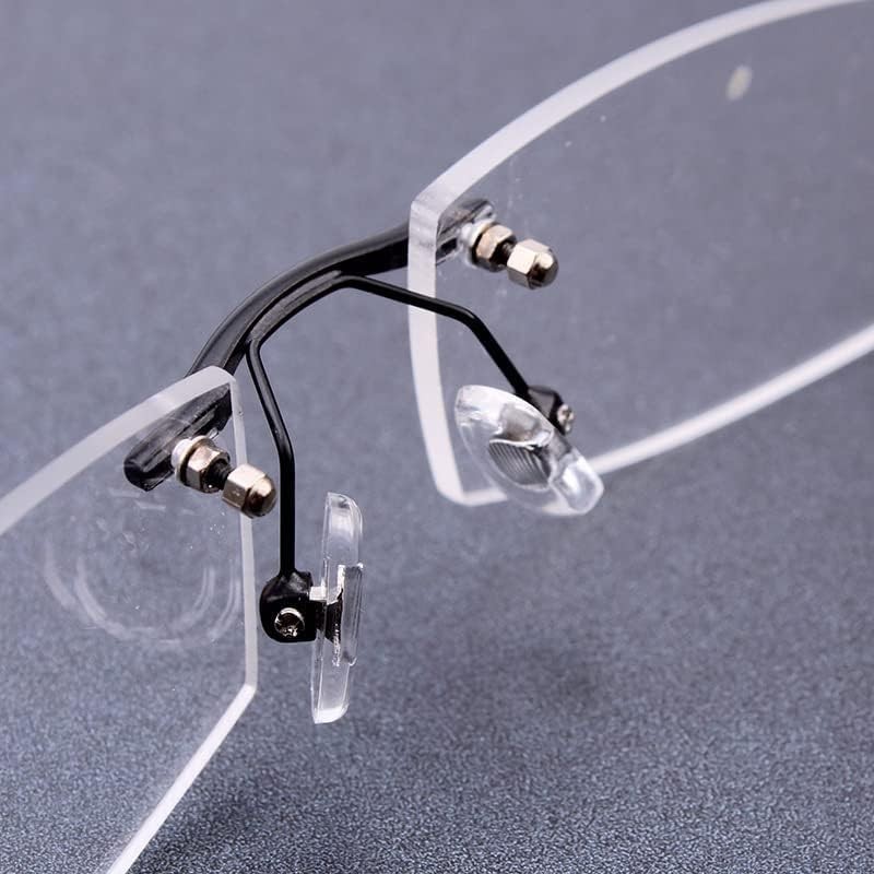 Rimless Glasses Screws Washer Nut Cap Screwdriver Stainless Steel Eyeglass