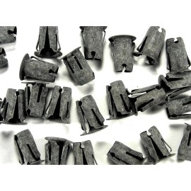 SFS Datsun Barrel Clips- Fits 9/32" Hole- 1/4" Stud- Emblem Trim etc- 20pcs- #015