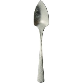 Nagao Japanese and Western Eclectic Grapefruit Spoon, 5.3 inches (13.5 cm), 18-8 Stainless Steel, Hammered Made in Japan
