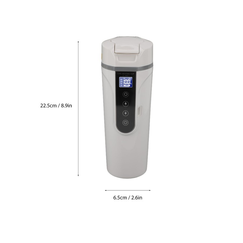 500ml Intelligent Screen Display Car Electric Kettle Car Electric Hot