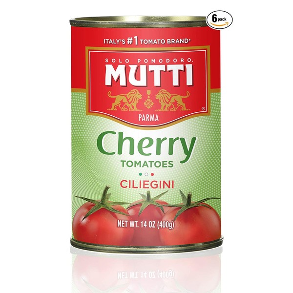 Mutti — 14 oz. 6 Pack of Cherry Tomatoes (Ciliegini) from Italy’s #1 Tomato Brand. Sweet and succulent, use in place of fresh!