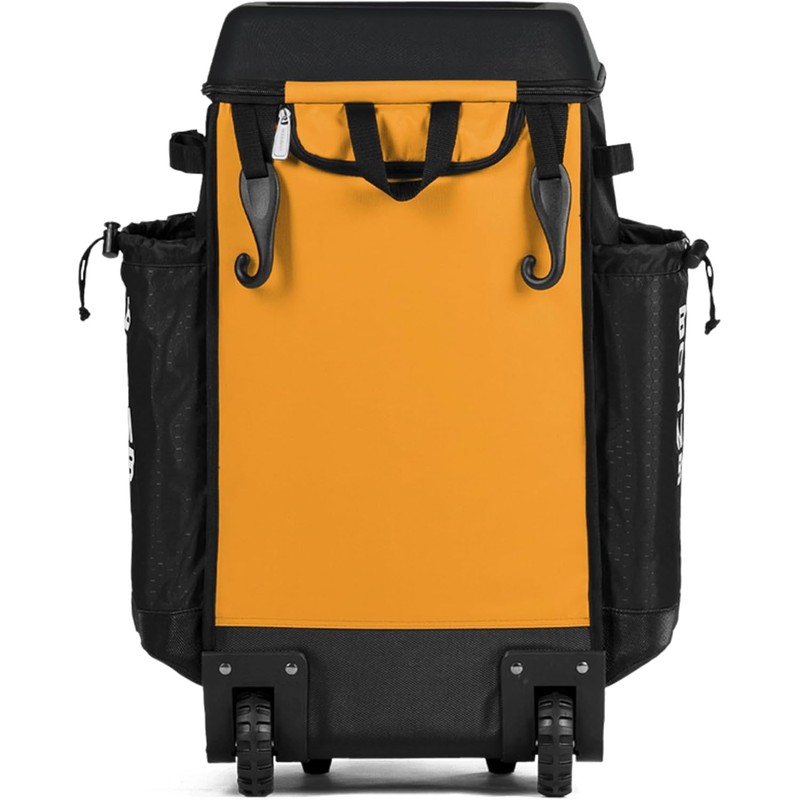 Boombah DEFCON Superpack Rolling Bat Bag Black/Gold/Black
