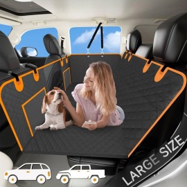 Instraella Back Seat Extender for Dogs, Dog Car Seat Cover for Back Seat with Waterproof L