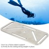 Diving Stainless Steel Weight Belt Keeper Buckle Adjustable Weight Webbing